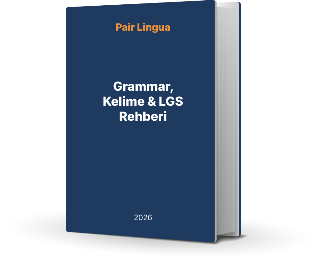 Pair Lingua Gramer, Kelime & LGS Rehberi kitapçığı
